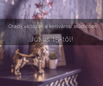 Július 15-től egységes óradíjak stúdióinkban